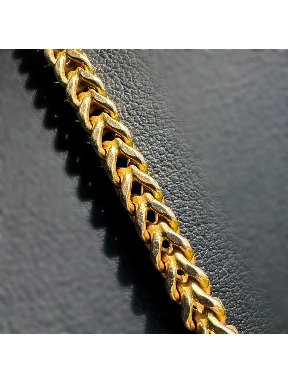 Jewelry 10k Yellow Gold Franco link 26.50” Chain necklace 18.30 grams 4.00mm